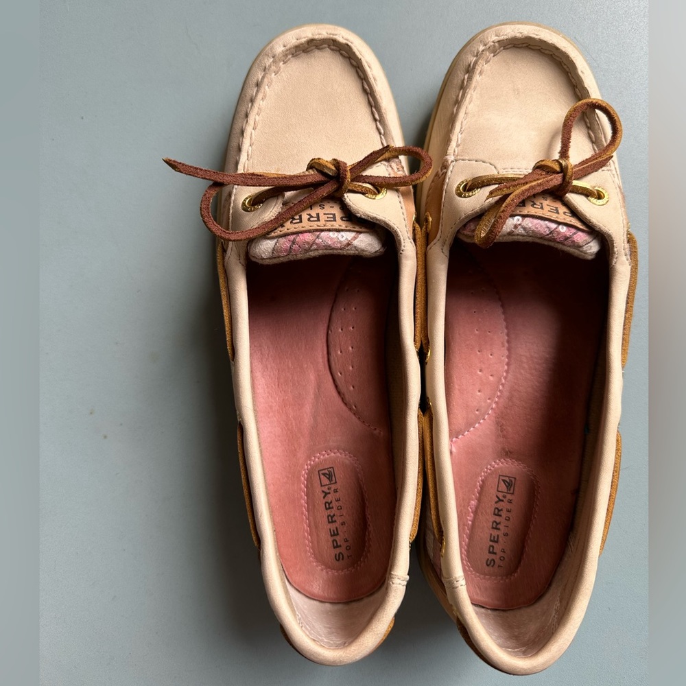 Sperry Top-Sider Angelfish Oatplaid Sequin (Size 8.5)